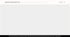 Desktop Screenshot of biznesmamy.pl